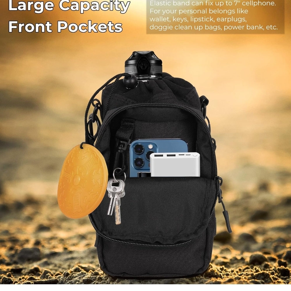 Men's Black Crossbody Bag